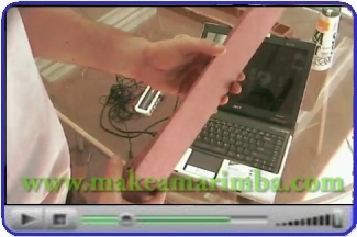 How to tune a marimba bar video