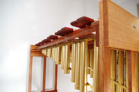 making the marimba resonators and tuning the resonators