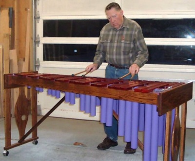 Four octave marimba modified from the p3 DIY blueprints