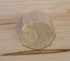 Close up of timber Bolt end